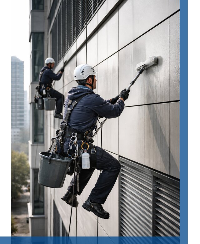 Мойка вентилируемого фасада в Таганроге от 255 р. | ВЫСОТНИК-Тгн