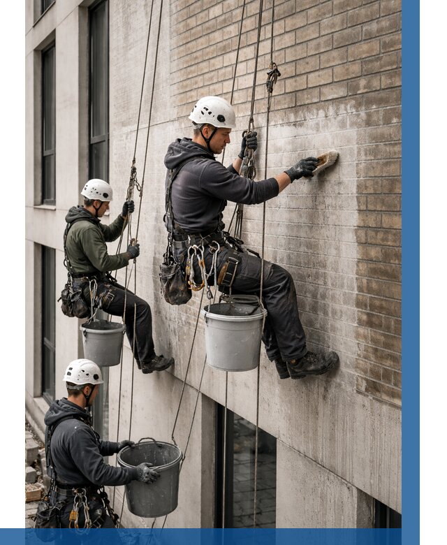 Удаление высолов с фасада в Таганроге от 255 р. | ВЫСОТНИК-Тгн