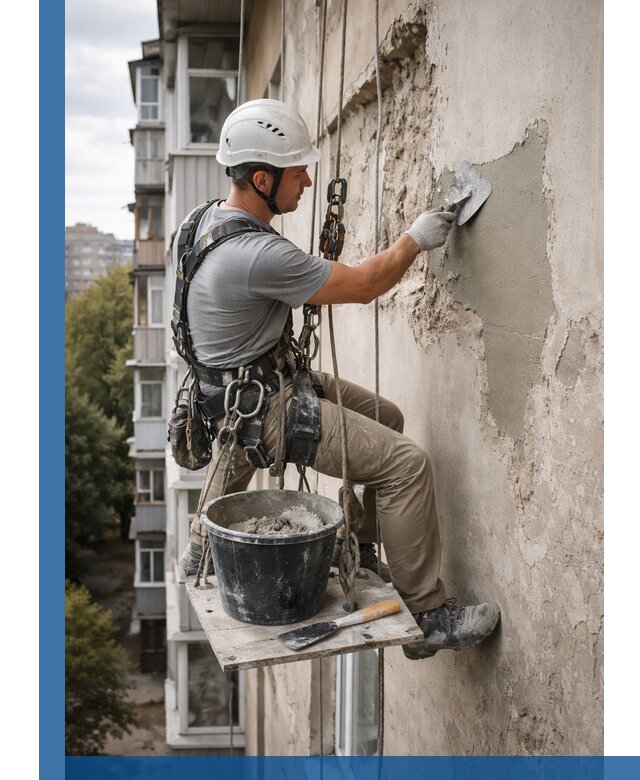Восстановление фасадной штукатурки в Таганроге с гарантией качества