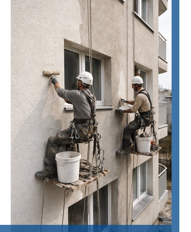 Нанесение короеда на фасад в Таганроге от 458 р. | ВЫСОТНИК-Тгн