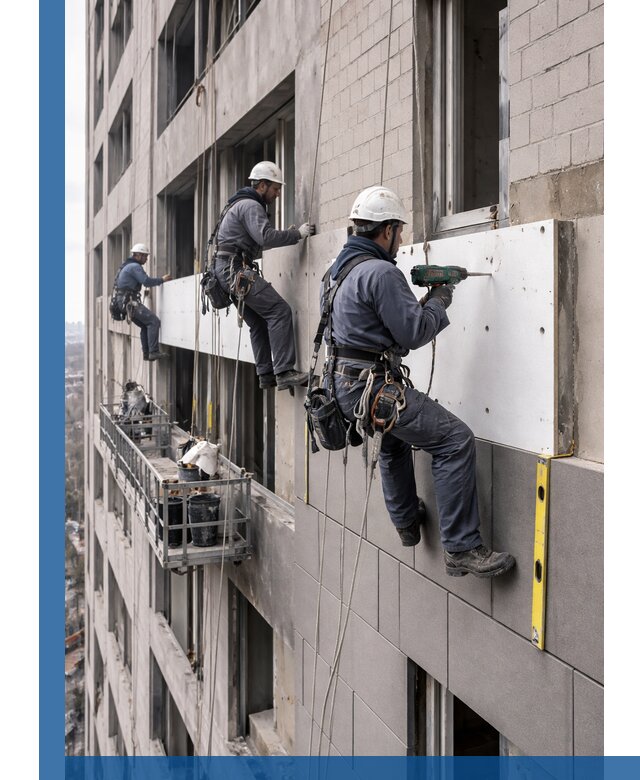 Монтаж фасадных термопанелей высокого качества в Таганроге