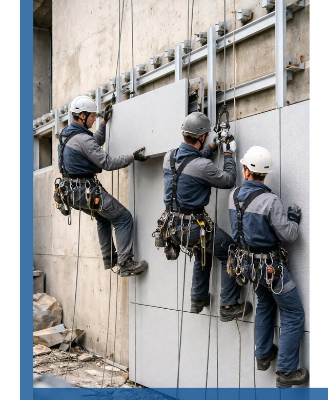 Монтаж вентилируемого фасада в Таганроге под ключ с гарантией качества