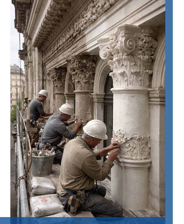 Реставрация фасадной лепнины в Таганроге от 2545 р. | ВЫСОТНИК-Тгн