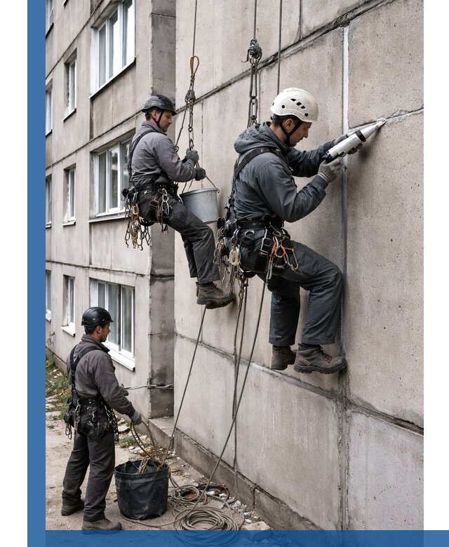 Герметизация межпанельных швов в Таганроге с гарантией герметичности