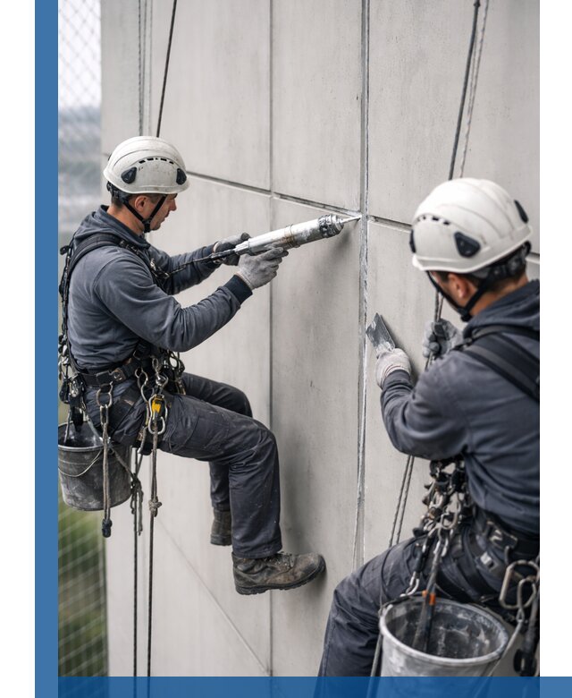 Первичная герметизация швов фасадов и кровель в Таганроге