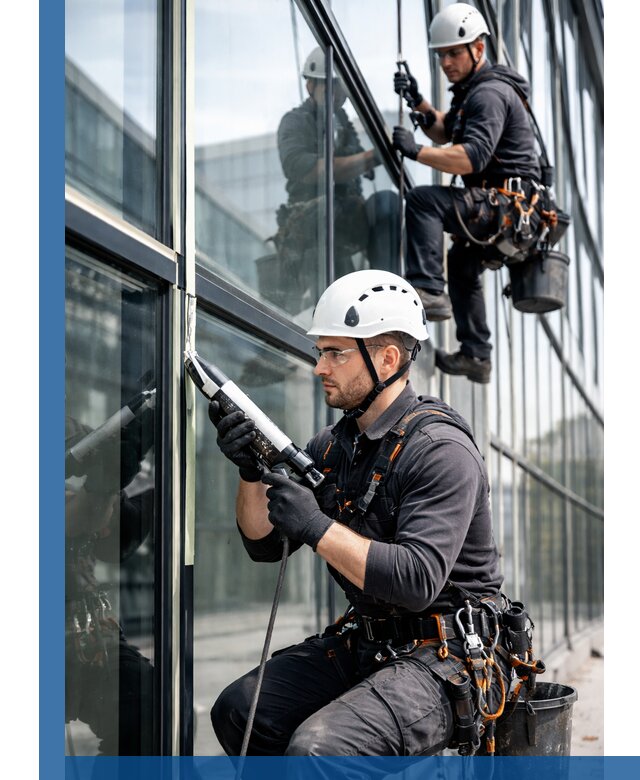 Герметизация витражных швов в Таганроге для зданий и фасадов