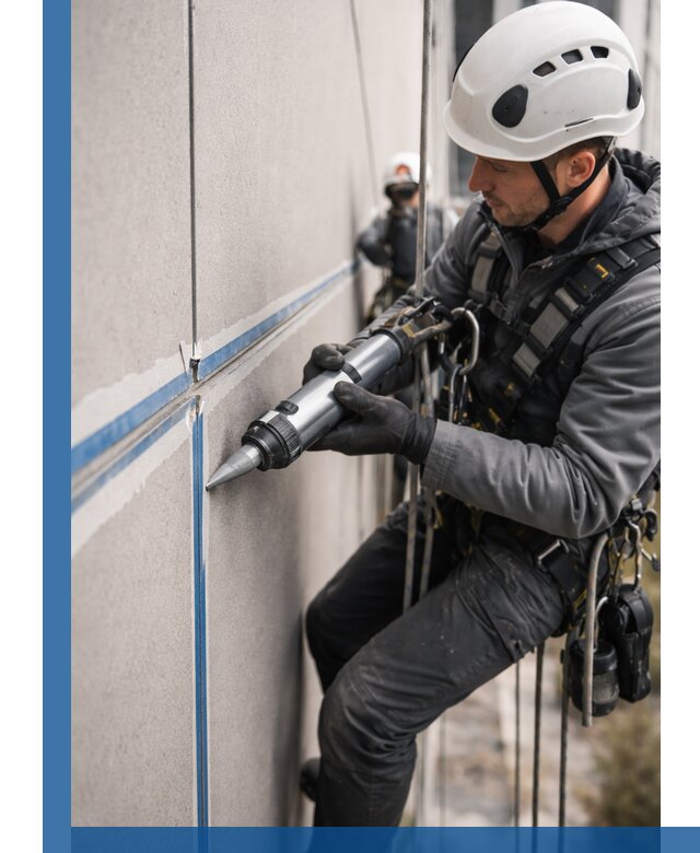 Герметизация стыков фасадных панелей в Таганроге качественно и быстро