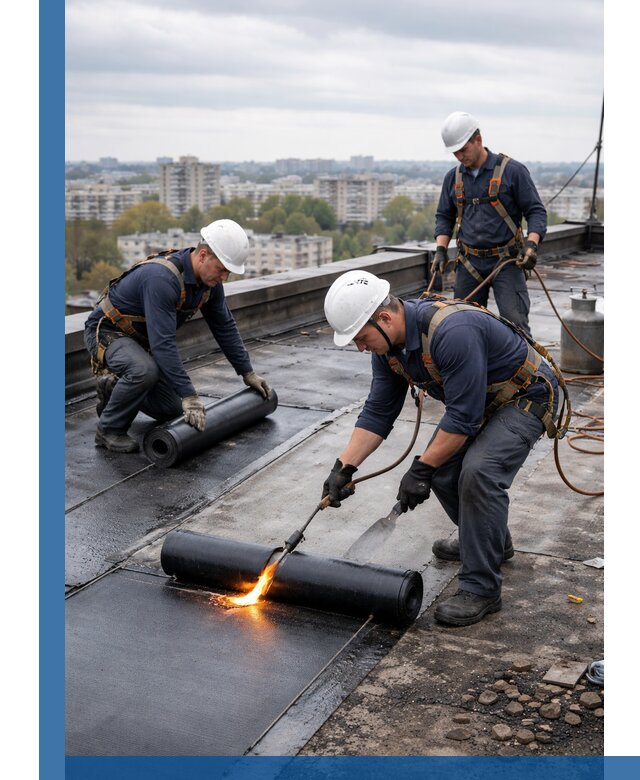 Ремонт наплавляемой кровли в Таганроге качественно и надежно