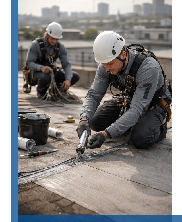 Аварийное и капитальное устранение протечек кровли в Таганроге