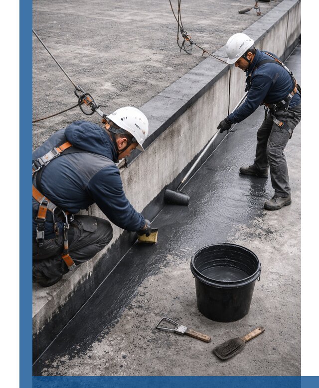 Гидроизоляция кровли жидкой резиной профессионально в Таганроге