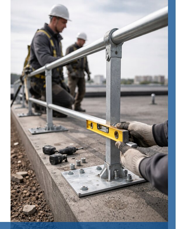 Монтаж кровельного ограждения в Таганроге от 1222 р. | ВЫСОТНИК-Тгн