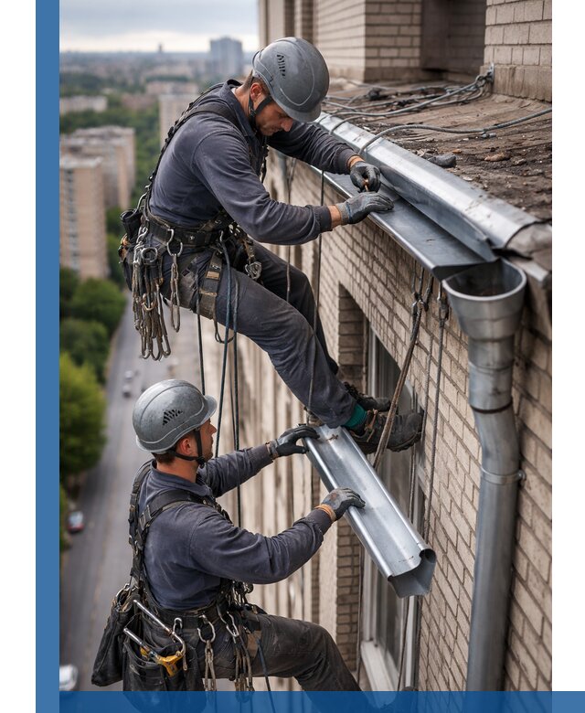 Ремонт водосточных желобов в Таганроге, быстро и качественно