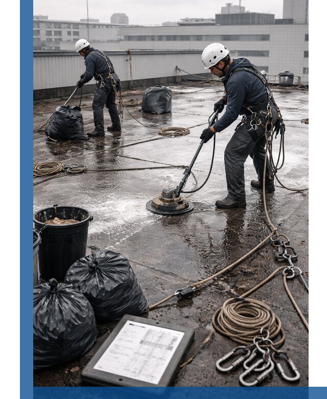 Плановая очистка кровли по графику в Таганроге для безопасности