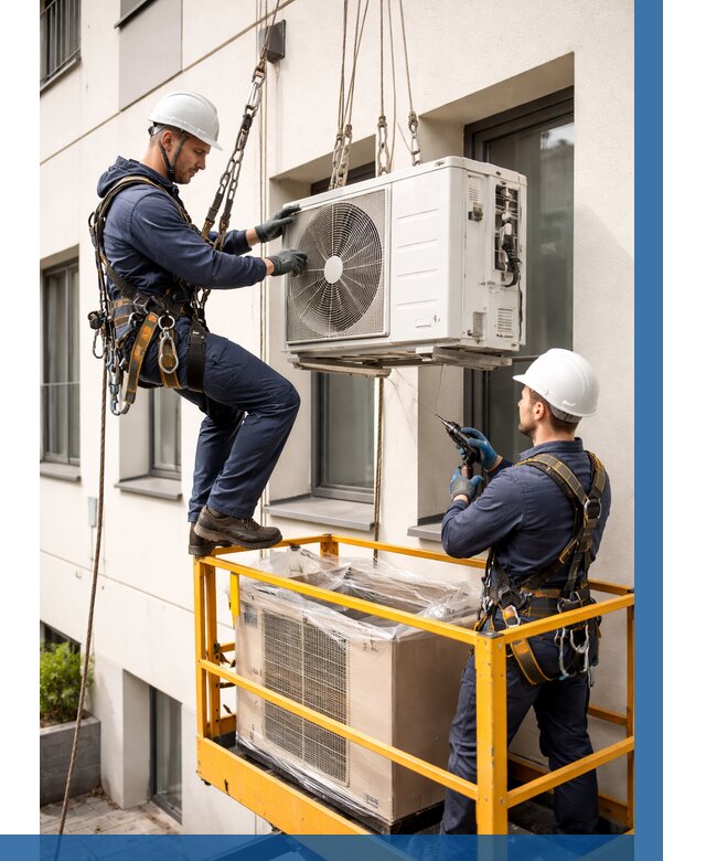 Демонтаж внешнего блока кондиционера в Таганроге от 3563 р. | ВЫСОТНИК-Тгн