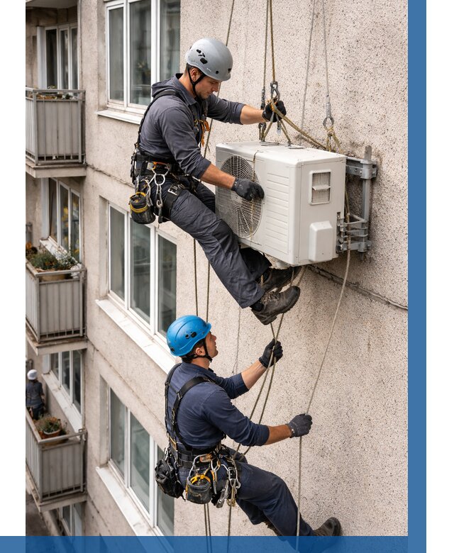 Перенос внешнего блока кондиционера в Таганроге от 9163 р.| ВЫСОТНИК-Тгн