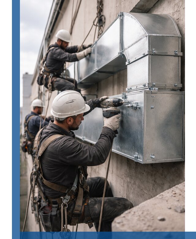 Профессиональный монтаж вентиляционных коробов в Таганроге под ключ