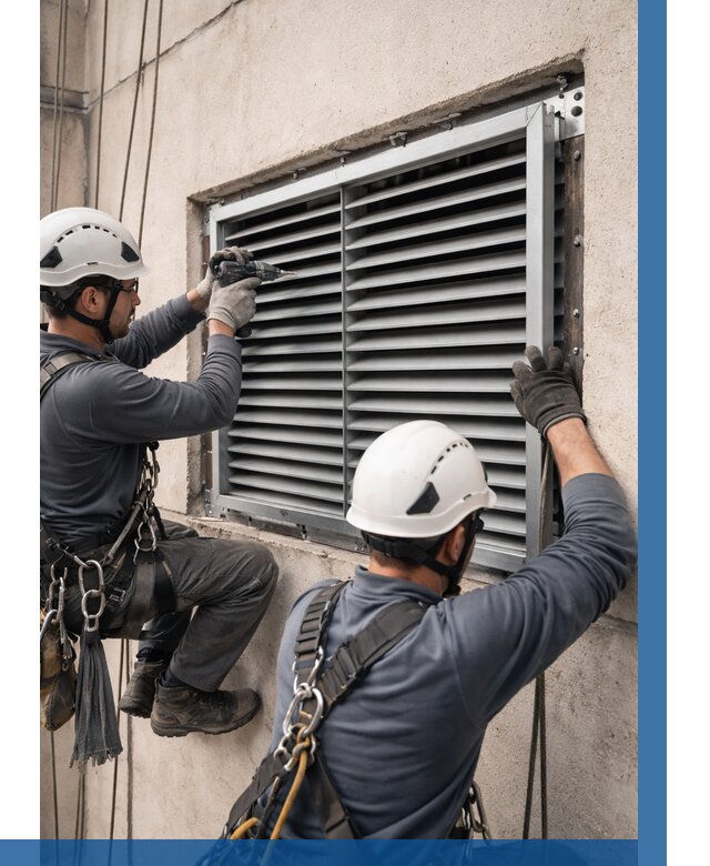 Монтаж вентиляционных решеток в Таганроге от 4581 р. | ВЫСОТНИК-Тгн