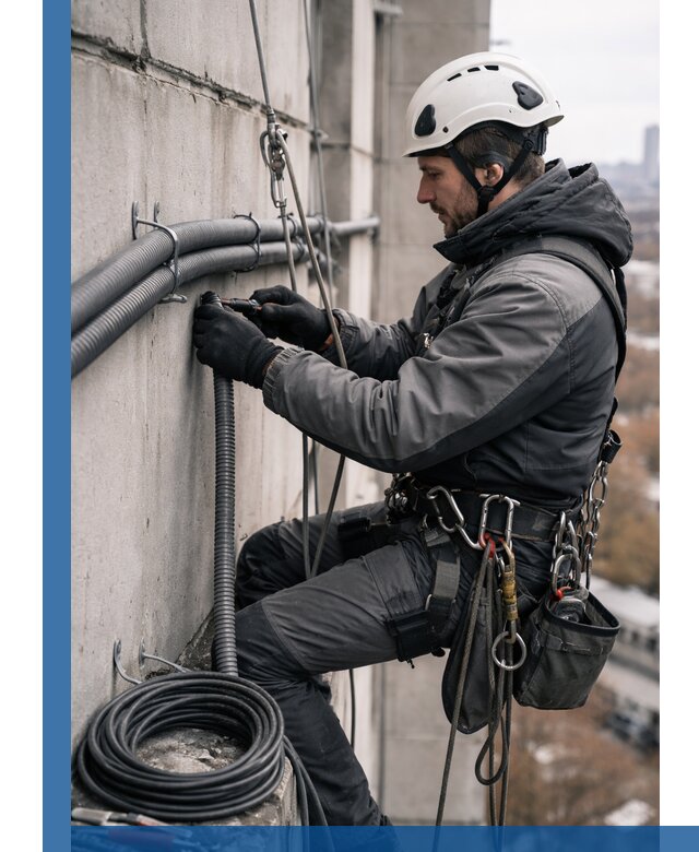 Профессиональный монтаж гофры для кабеля в Таганроге с гарантией