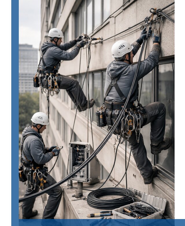 Прокладка оптоволоконного кабеля в Таганроге под ключ с тестированием