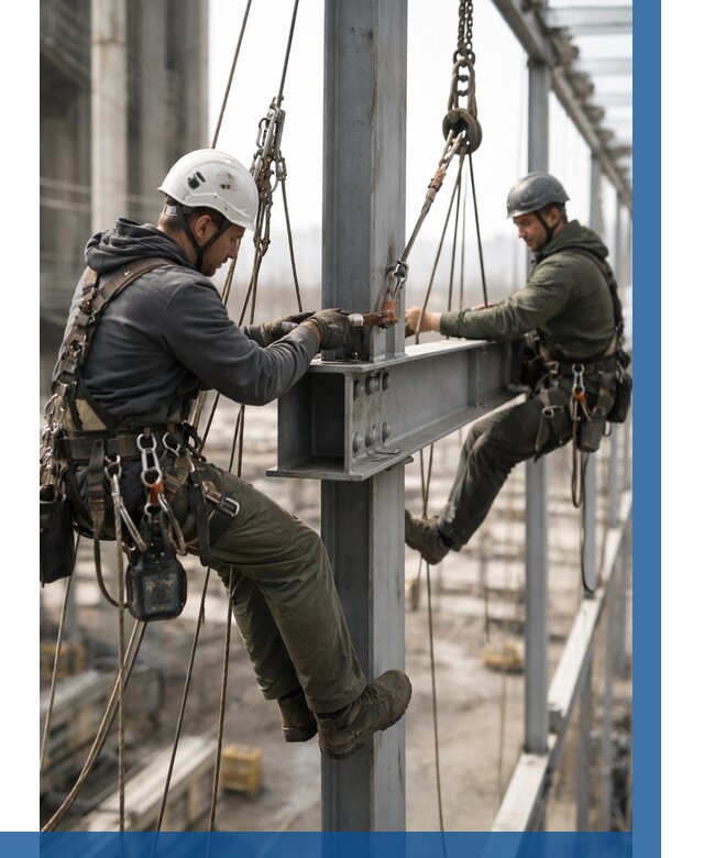 Монтаж металлоконструкций на высоте в Таганроге от 3563 р. | ВЫСОТНИК-Тгн