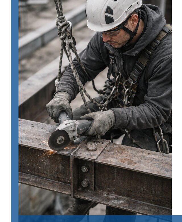 Резка металла на высоте в Таганроге для зданий и конструкций