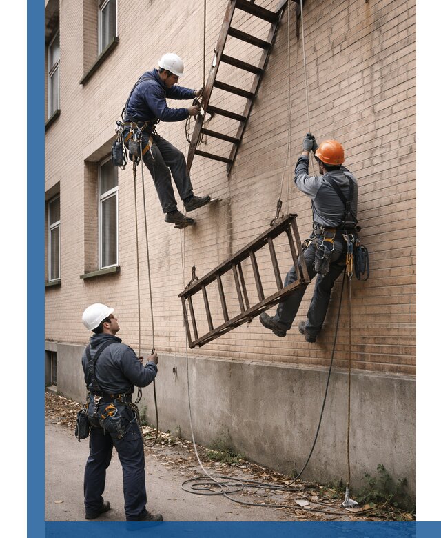 Демонтаж пожарной лестницы в Таганроге быстро и безопасно