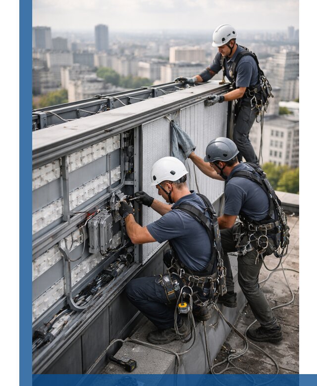 Профессиональное обслуживание крышной рекламы в Таганроге под ключ