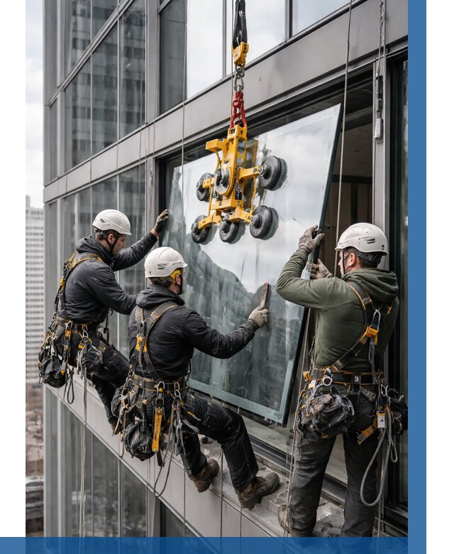 Фасадное остекление зданий под ключ в Таганроге от 10181 р. | ВЫСОТНИК-Тгн