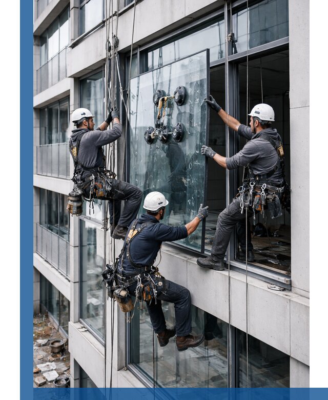 Фасадное остекление и монтаж витражей зданий в Таганроге под ключ