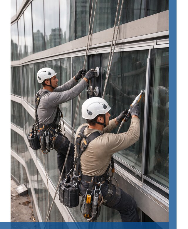 Радиусное остекление фасада в Таганроге от 12217 р. | ВЫСОТНИК-Тгн