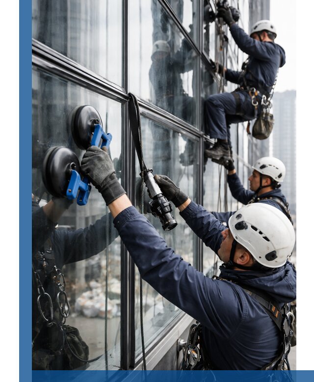 Радиусное остекление фасадов под ключ в Таганроге с гарантиями