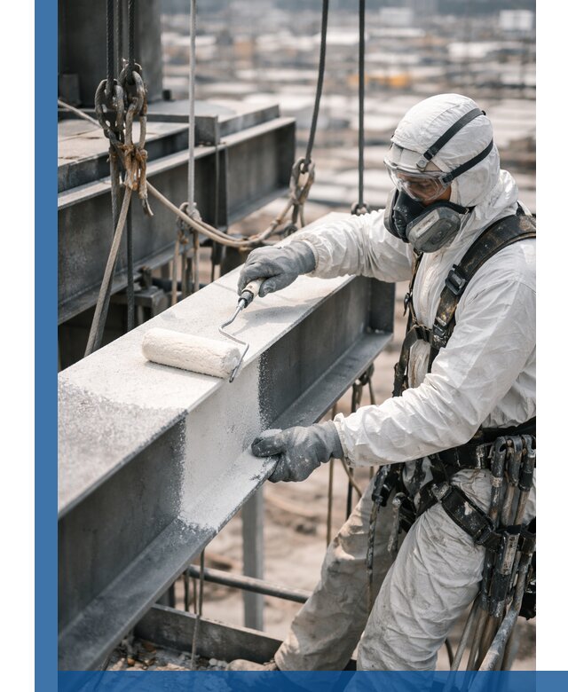 Профессиональная огнезащитная обработка металлоконструкций в Таганроге