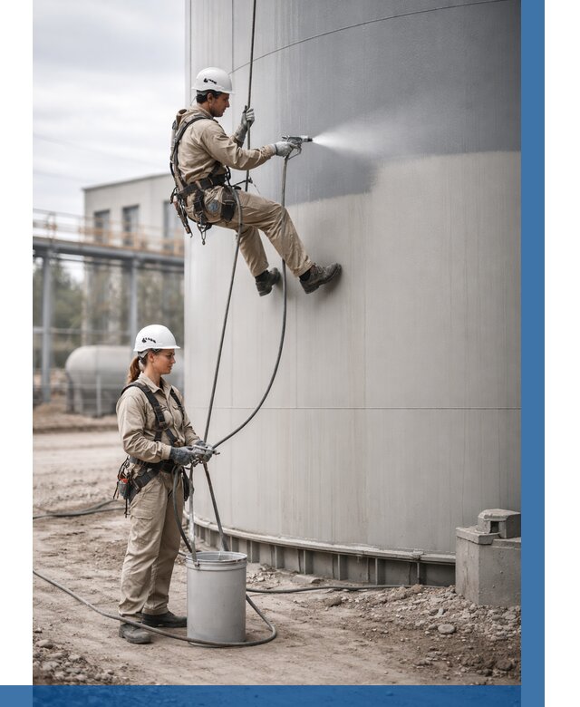 Покраска резервуаров в Таганроге от 1222 р. | ВЫСОТНИК-Тгн — заказать