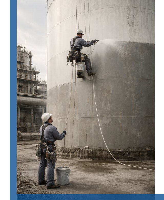 Покраска стальных резервуаров и емкостей в Таганроге профессионально