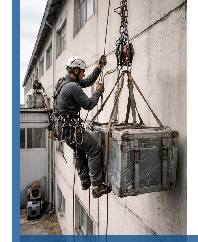 Подъем грузов на высоту в Таганроге для промышленных объектов