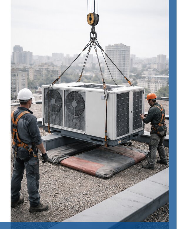 Подъем груза на крышу в Таганроге от 5091 р. | ВЫСОТНИК-Тгн заказать