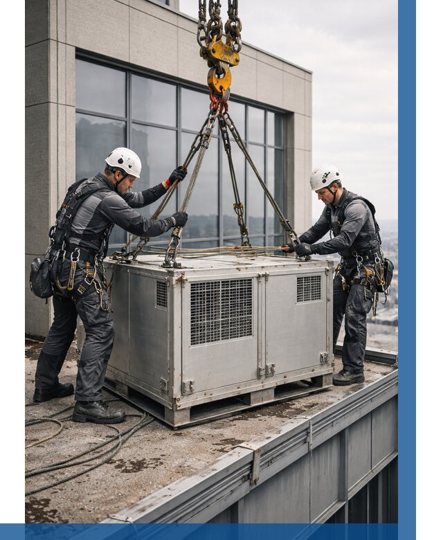 Такелажные работы на высоте в Таганроге от 8145 р. | ВЫСОТНИК-Тгн