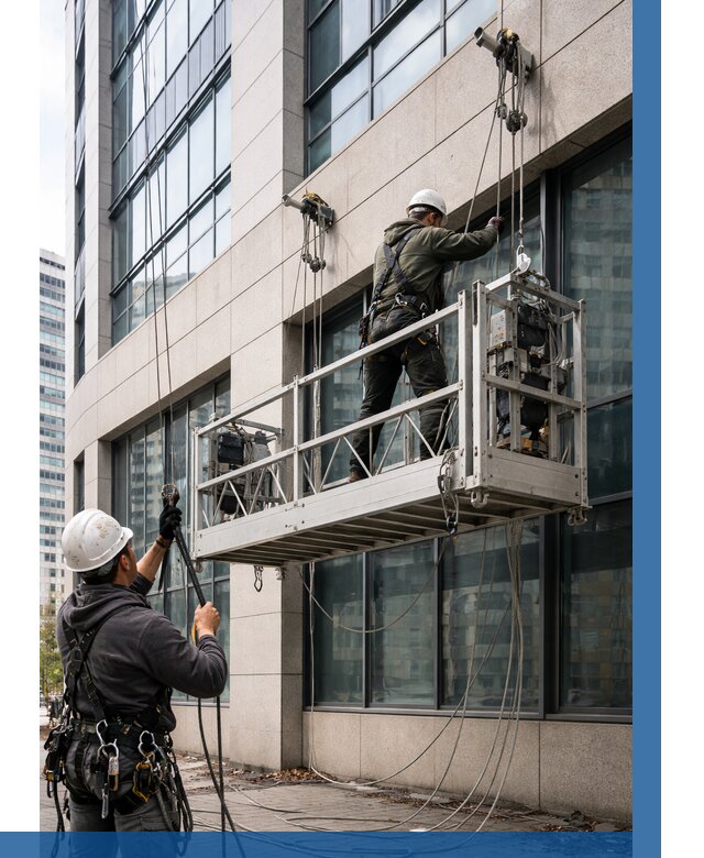 Монтаж и подъем фасадной люльки в Таганроге от 12217 р. | ВЫСОТНИК-Тгн