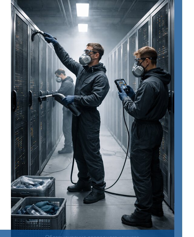 Обеспыливание серверной комнаты в Таганроге от 4581 р. | ВЫСОТНИК-Тгн