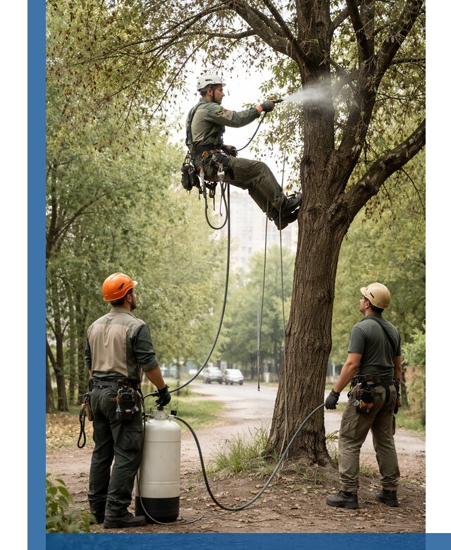 Обработка деревьев от вредителей в Таганроге профессиональная защита